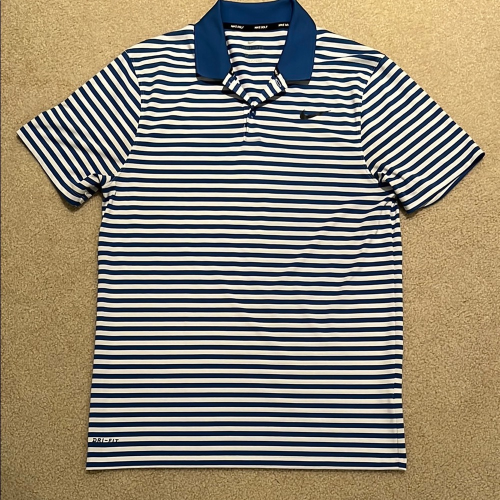 Nike Golf Striped Dri-Fit Polo Shirt
